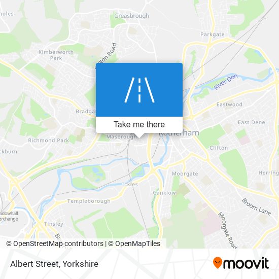 Albert Street map
