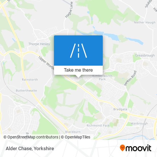 Alder Chase map