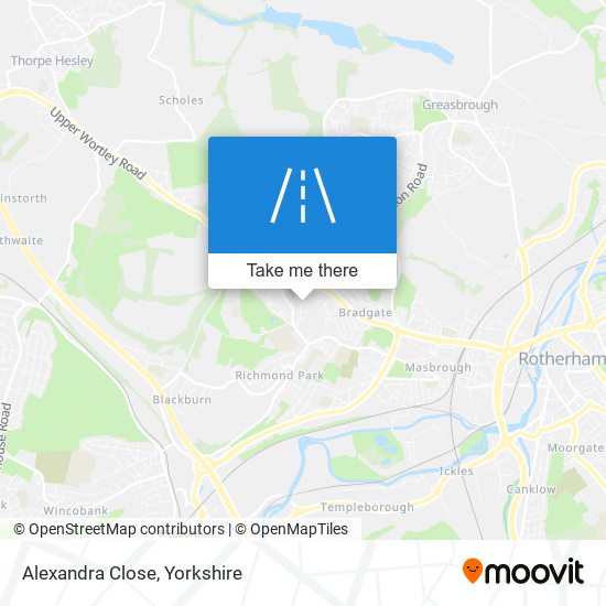 Alexandra Close map