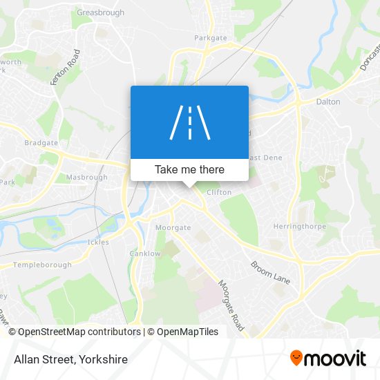 Allan Street map