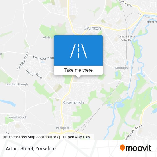 Arthur Street map