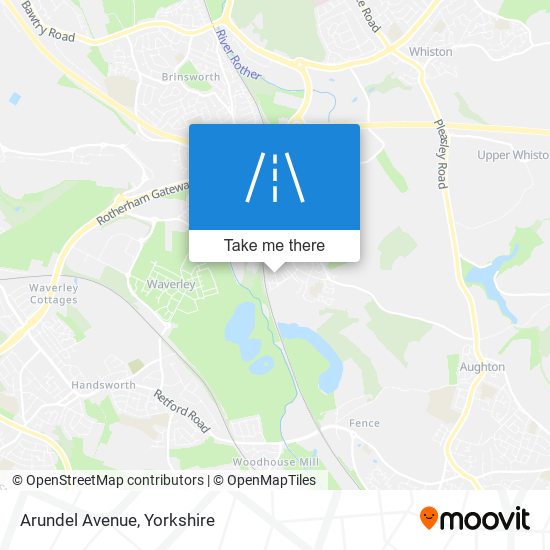 Arundel Avenue map