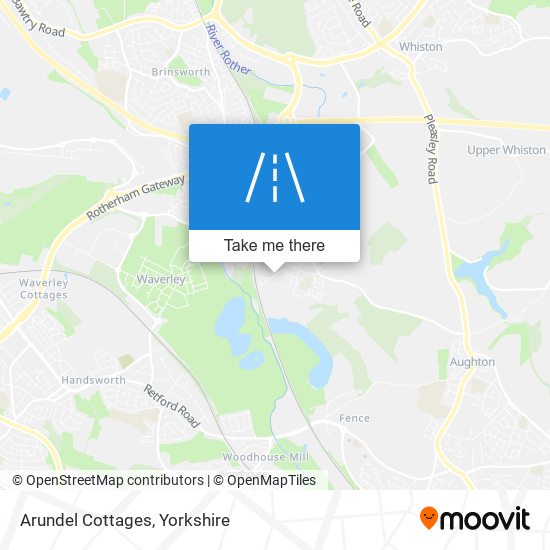 Arundel Cottages map