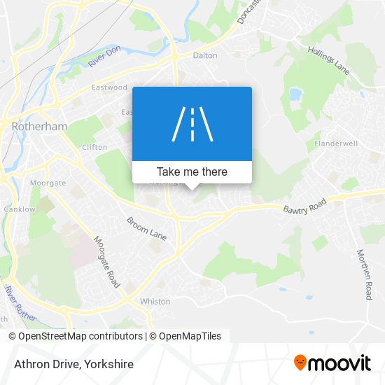 Athron Drive map