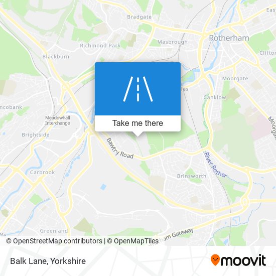 Balk Lane map