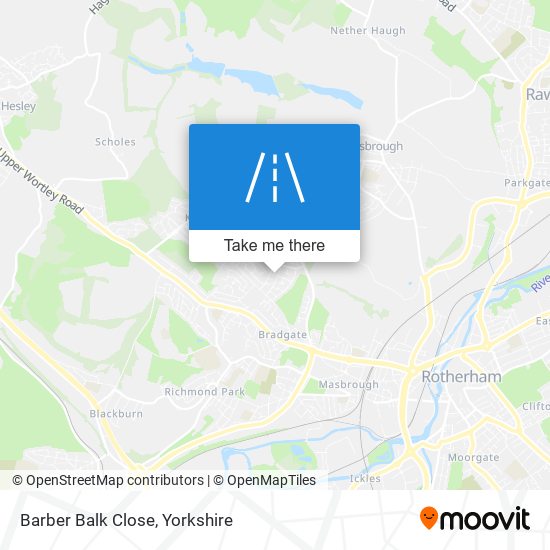 Barber Balk Close map
