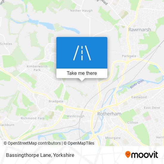 Bassingthorpe Lane map