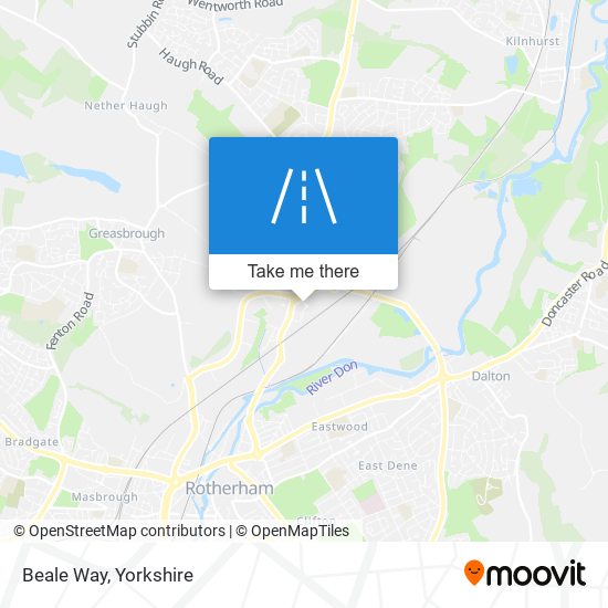 Beale Way map