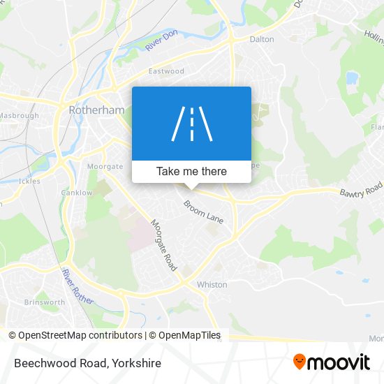 Beechwood Road map