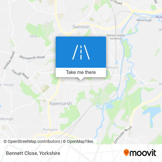 Bennett Close map