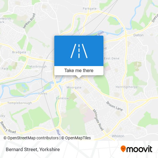 Bernard Street map