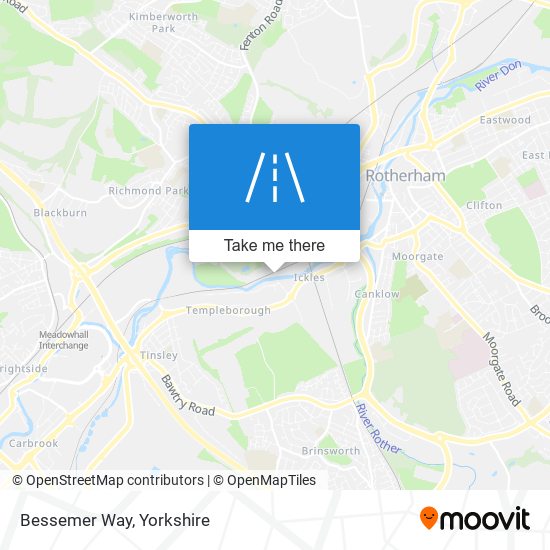 Bessemer Way map