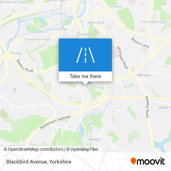 Blackbird Avenue map
