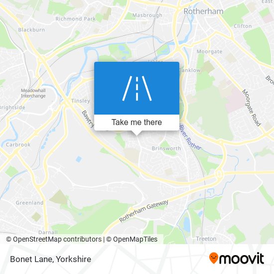 Bonet Lane map