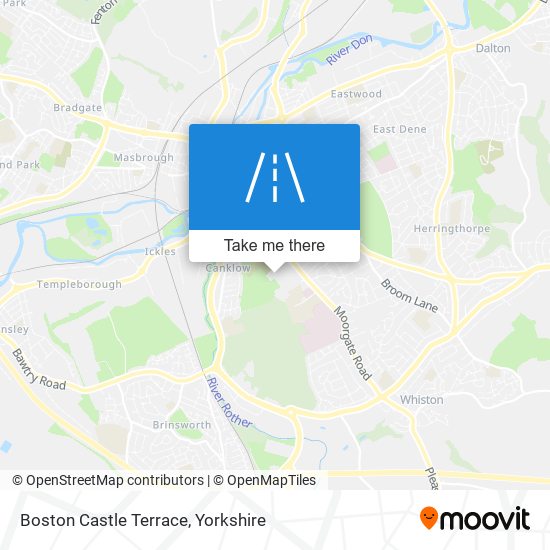 Boston Castle Terrace map