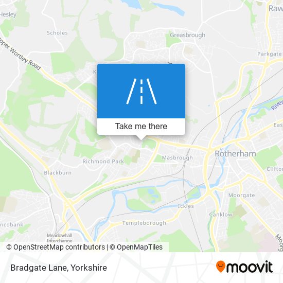 Bradgate Lane map