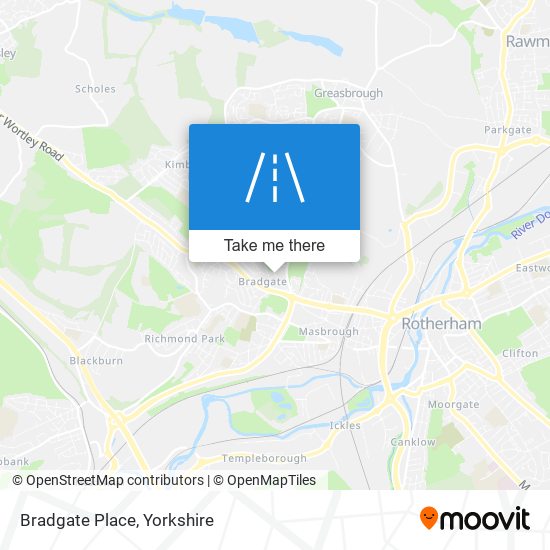 Bradgate Place map