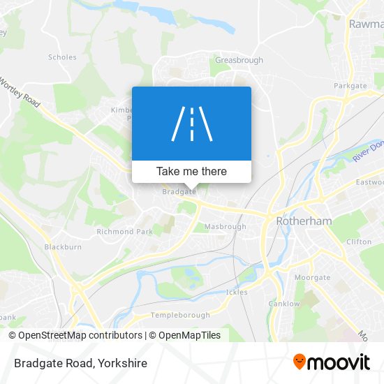 Bradgate Road map