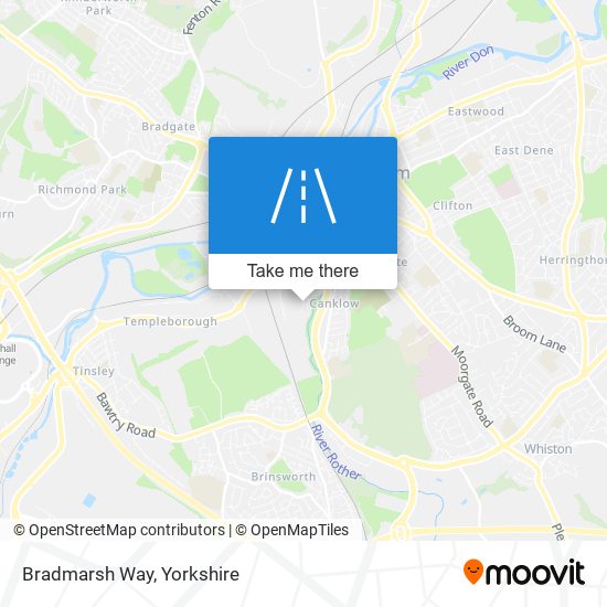 Bradmarsh Way map