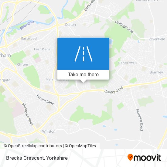 Brecks Crescent map