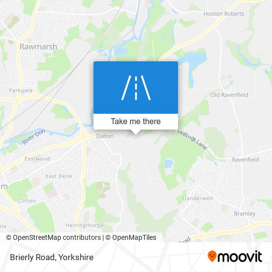Brierly Road map