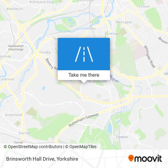 Brinsworth Hall Drive map