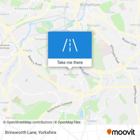 Brinsworth Lane map