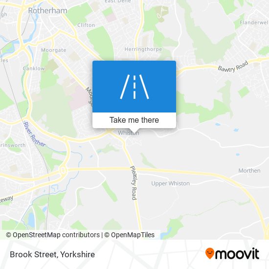 Brook Street map