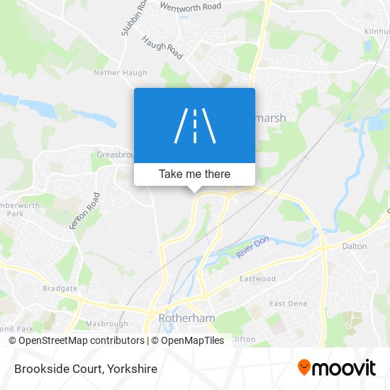 Brookside Court map