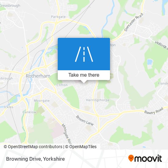 Browning Drive map