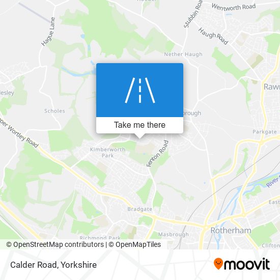 Calder Road map