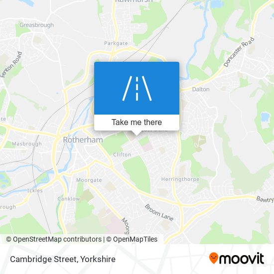 Cambridge Street map