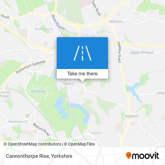 Cannonthorpe Rise map