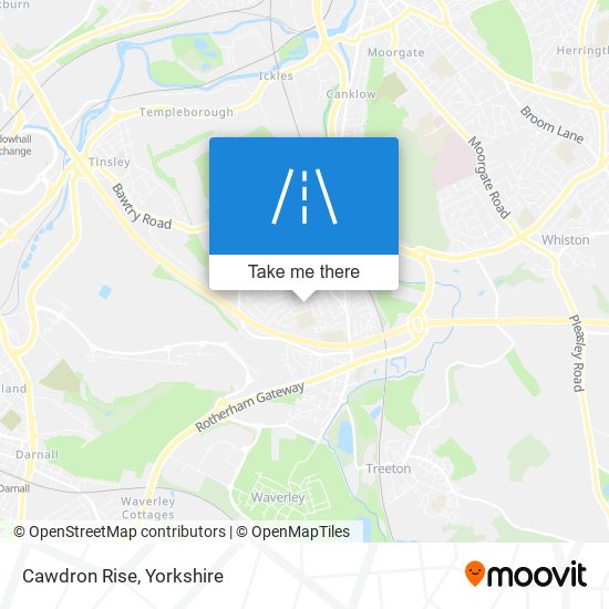 Cawdron Rise map