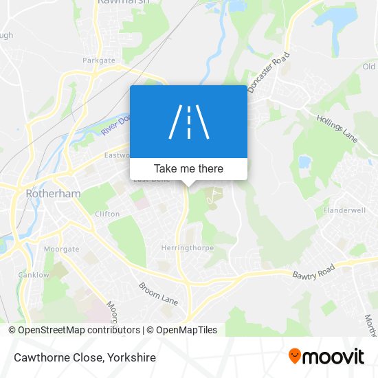 Cawthorne Close map