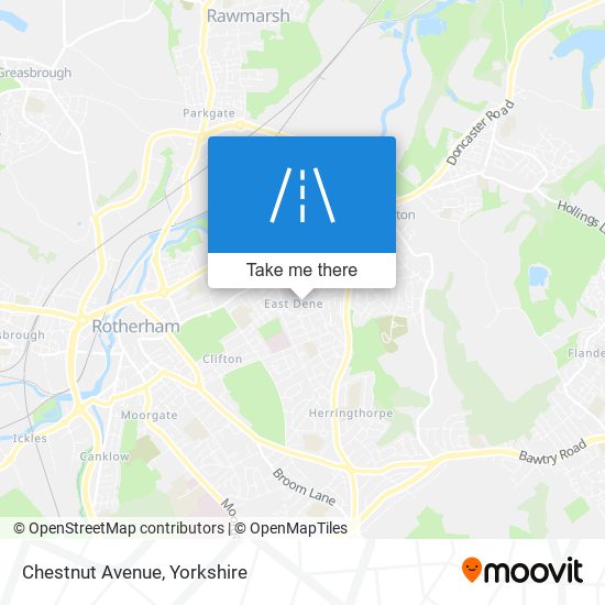 Chestnut Avenue map