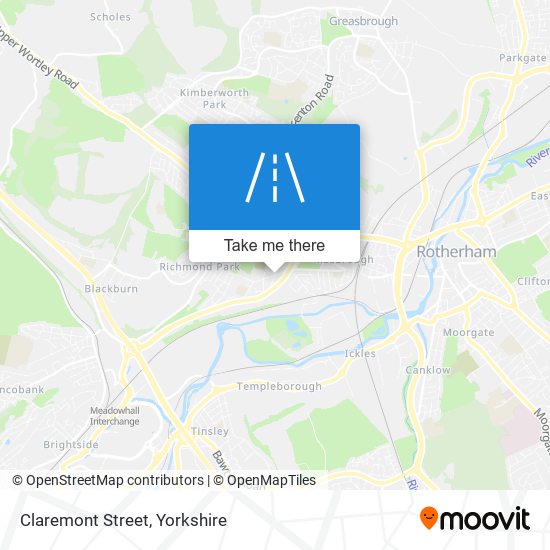 Claremont Street map