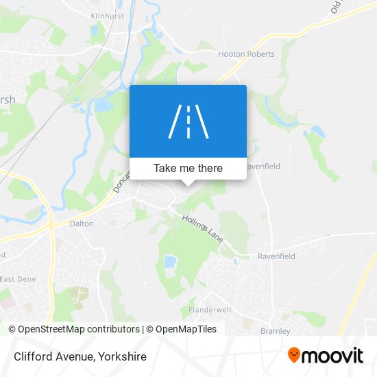 Clifford Avenue map