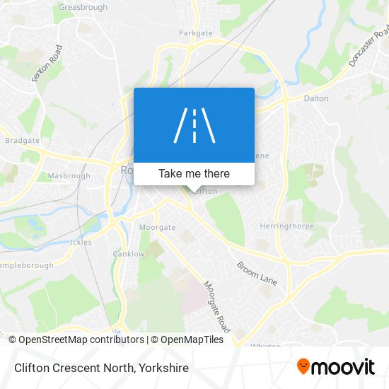 Clifton Crescent North map