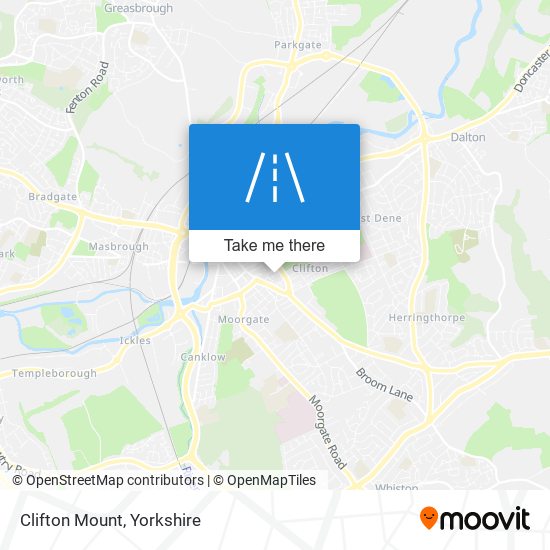 Clifton Mount map
