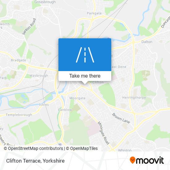 Clifton Terrace map