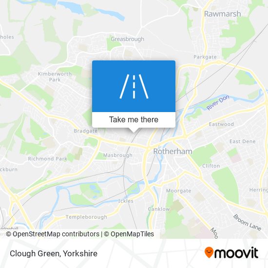 Clough Green map