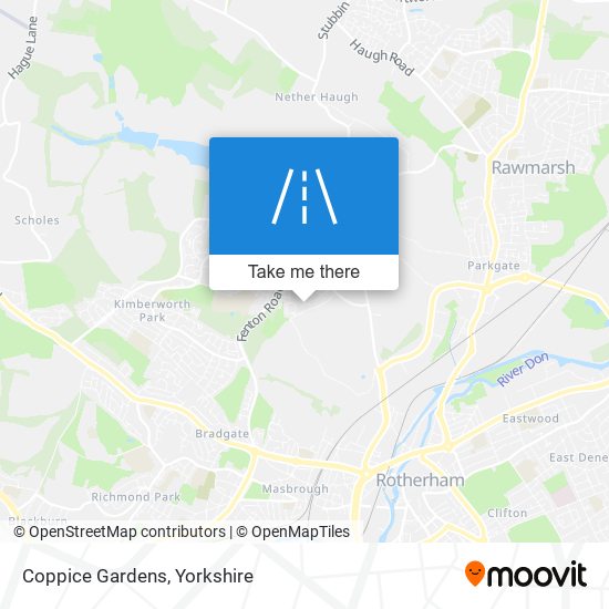 Coppice Gardens map
