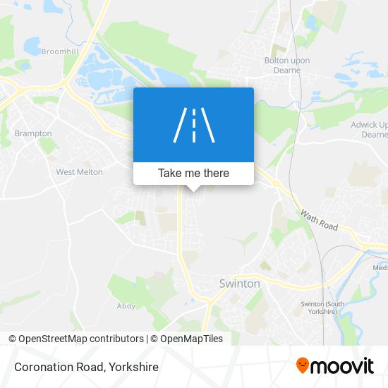 Coronation Road map