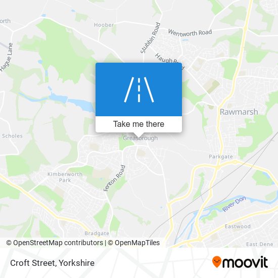 Croft Street map