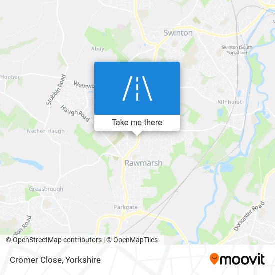 Cromer Close map
