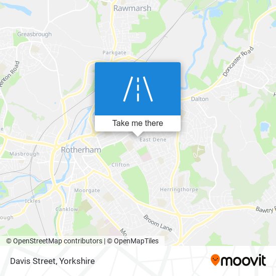 Davis Street map