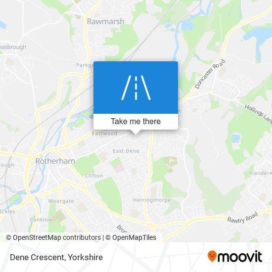 Dene Crescent map