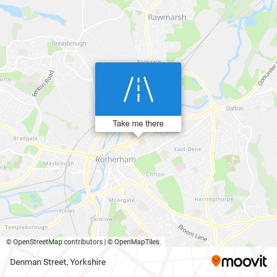 Denman Street map
