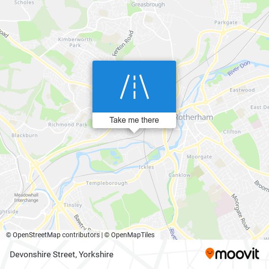 Devonshire Street map